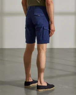 Bermudas de algodão stretch com bolsos laterais|LION OF PORCHES Cheap