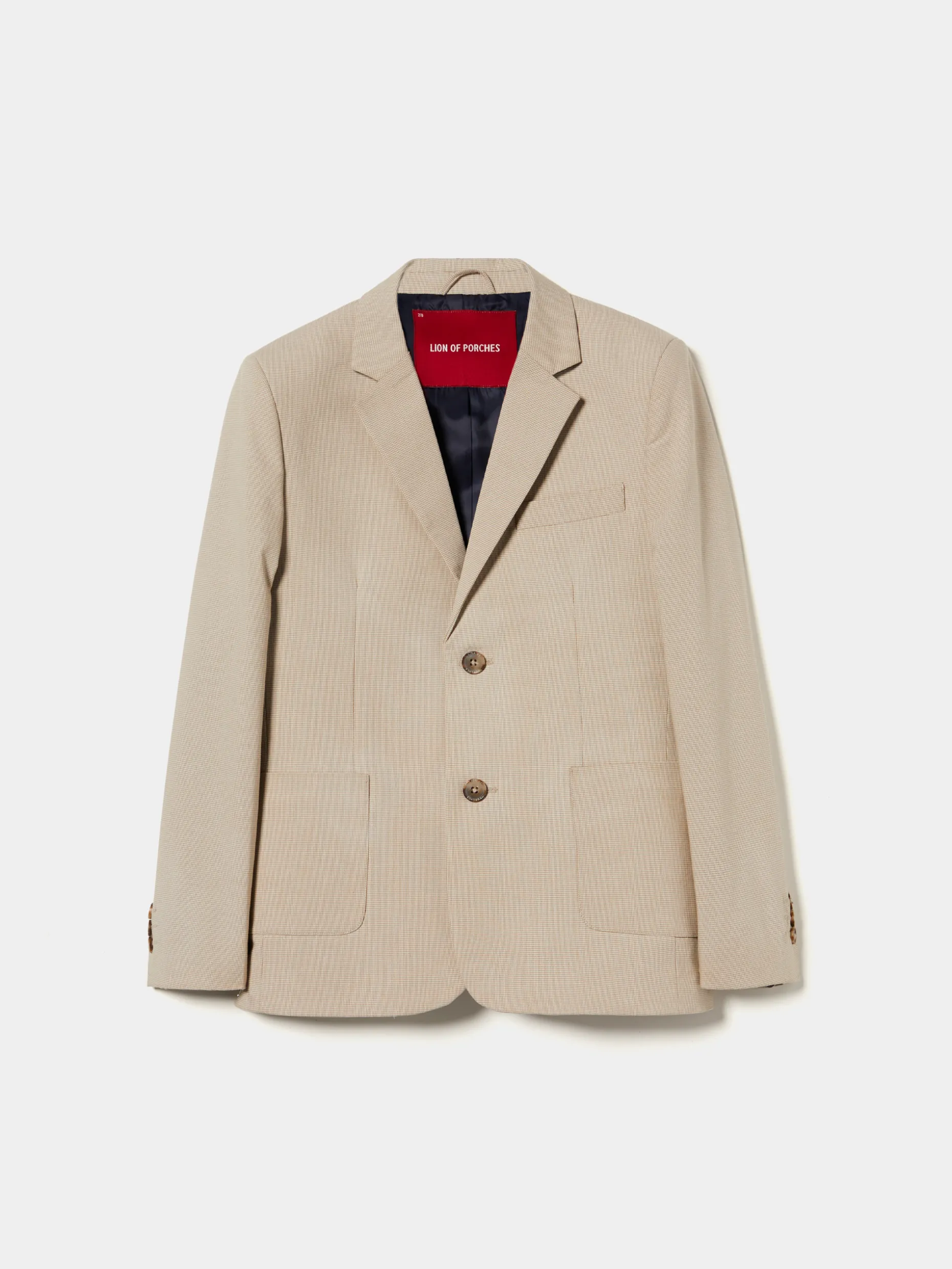 Blazer clássico pied de poule|LION OF PORCHES Hot