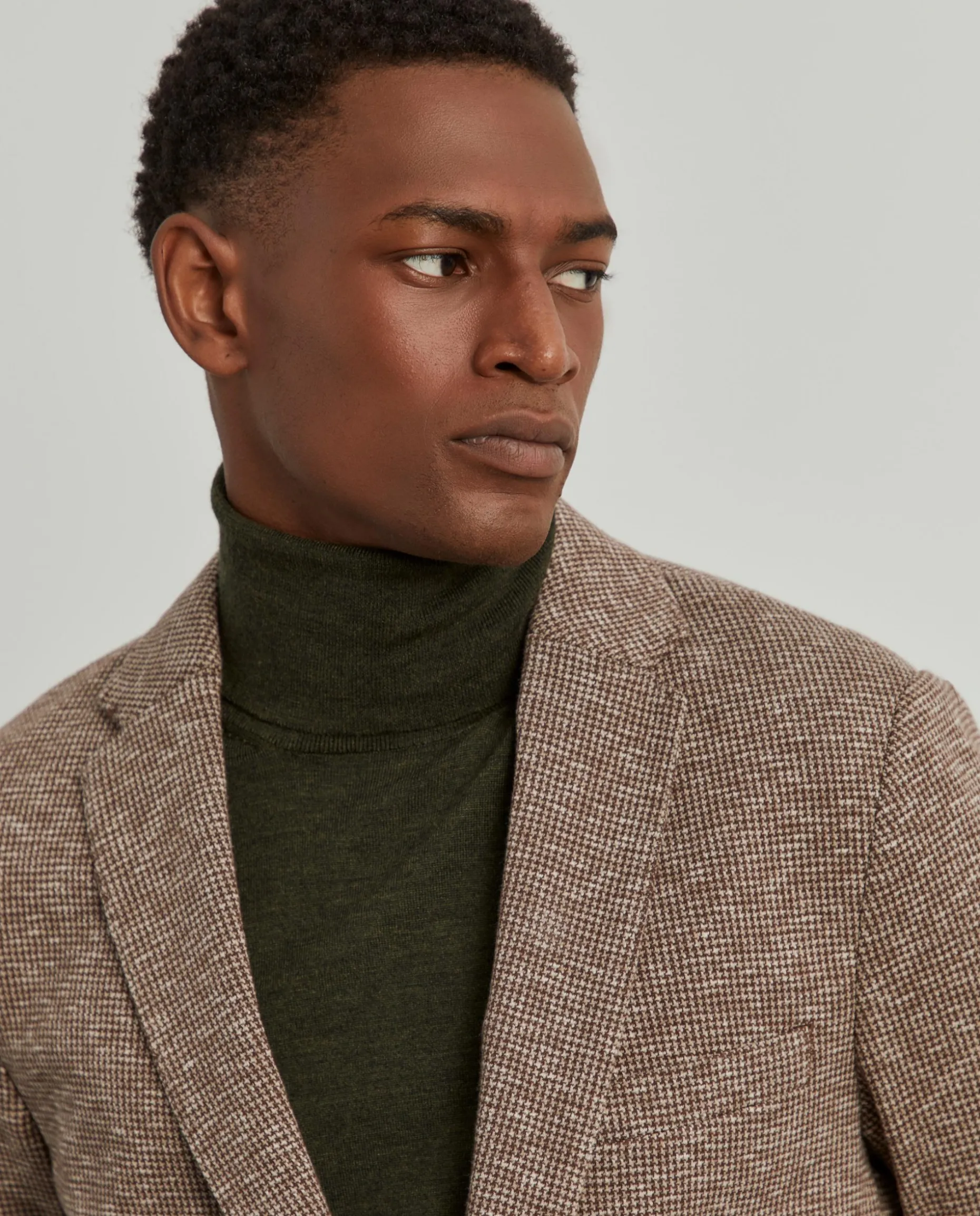 Blazer pied de poule slim fit|LION OF PORCHES Cheap