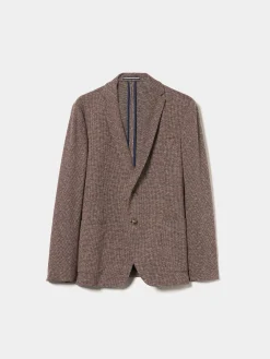 Blazer pied de poule slim fit|LION OF PORCHES Cheap