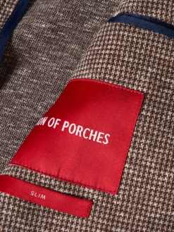Blazer pied de poule slim fit|LION OF PORCHES Cheap