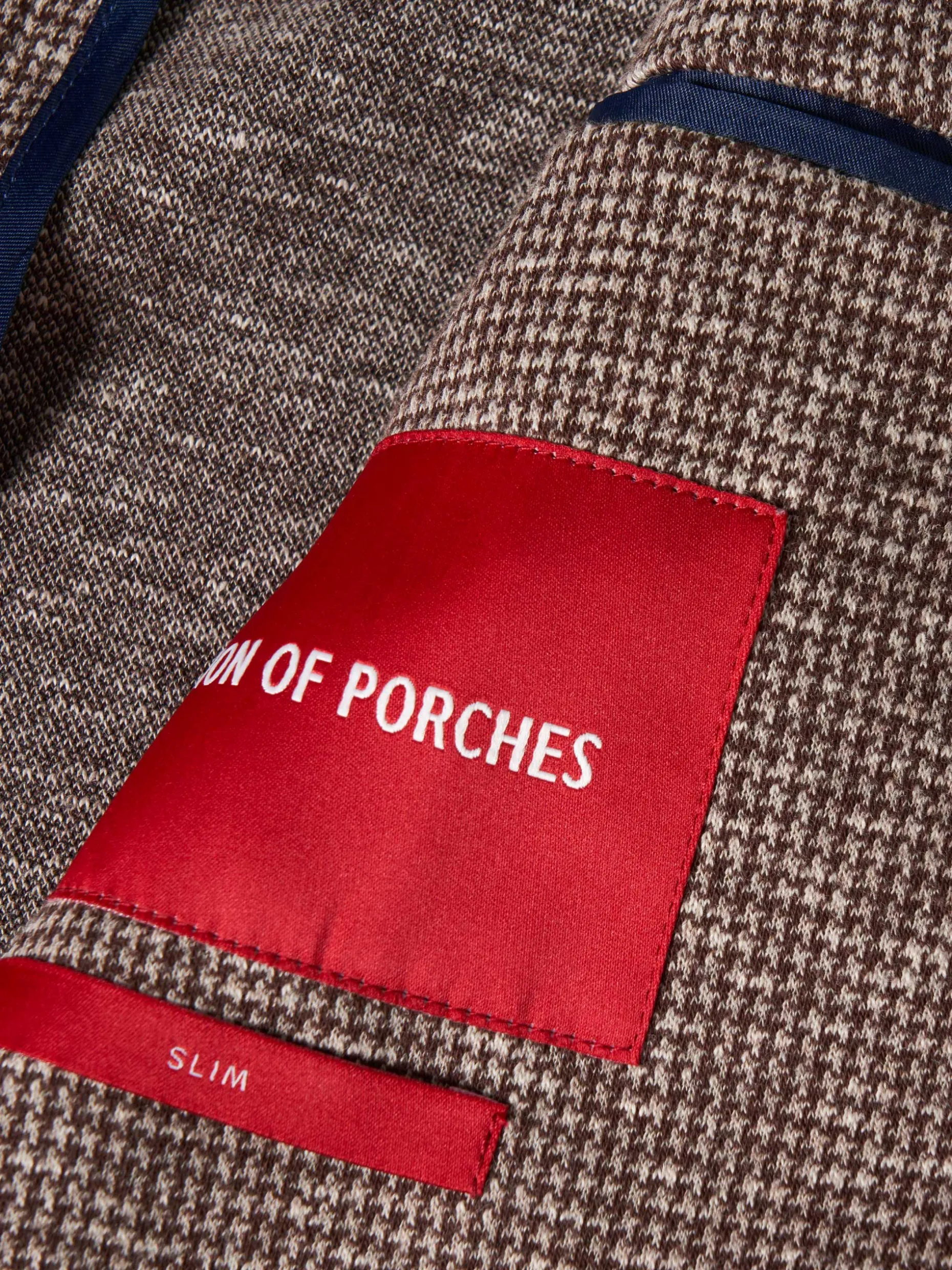 Blazer pied de poule slim fit|LION OF PORCHES Cheap