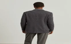 Blazer slim fit em algodão e lã|LION OF PORCHES Outlet