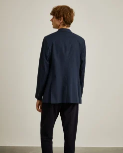 Blazer slim fit em algodão e lã|LION OF PORCHES Online