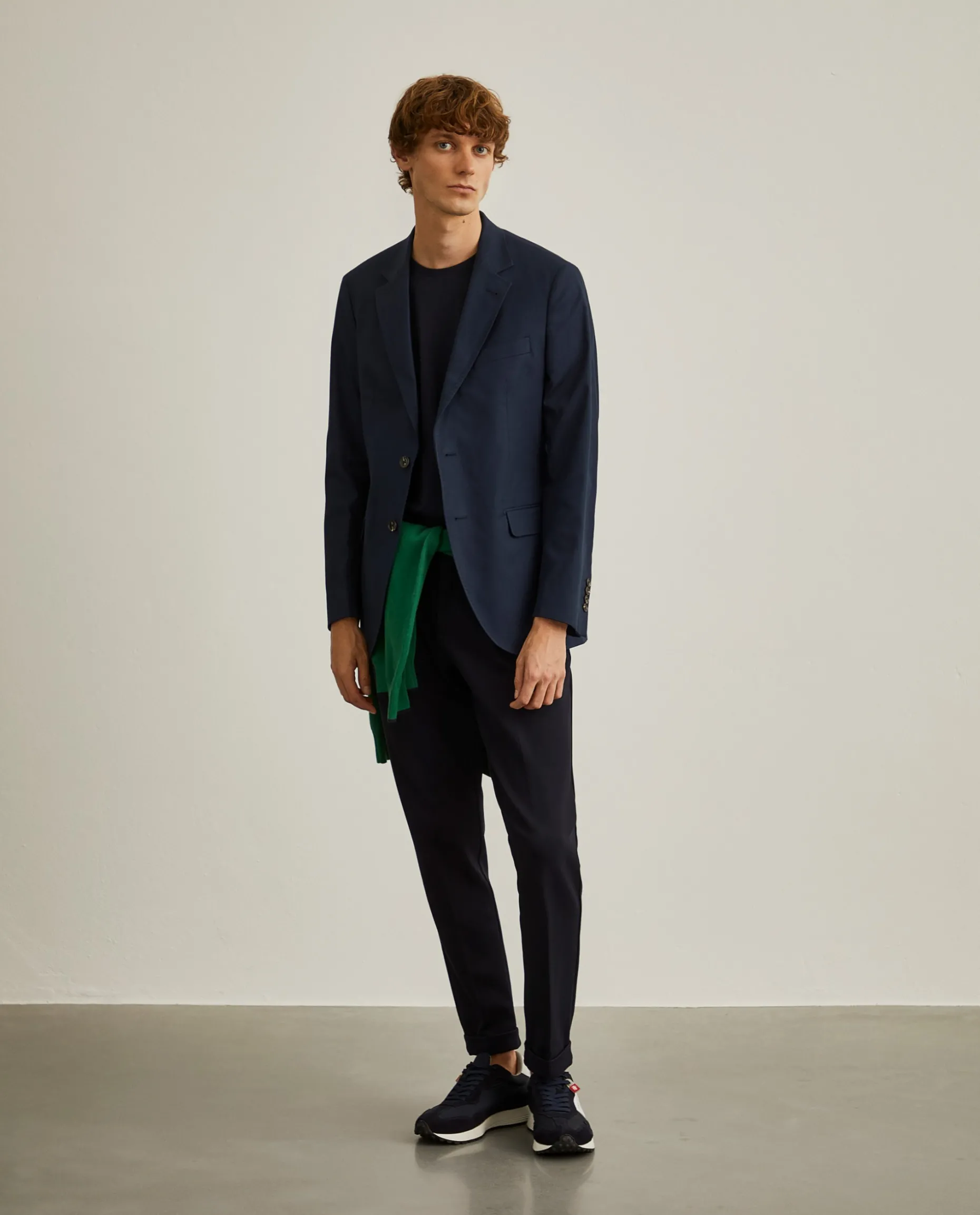 Blazer slim fit em algodão e lã|LION OF PORCHES Online