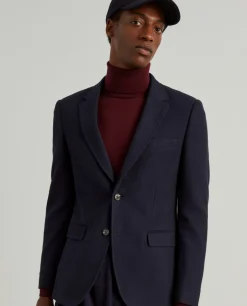 Blazer slim fit em algodão e lã|LION OF PORCHES Store