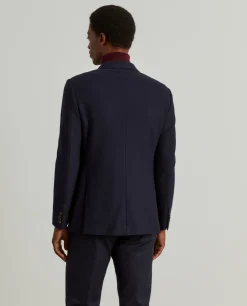 Blazer slim fit em algodão e lã|LION OF PORCHES Store