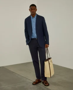 Blazer slim fit em linho|LION OF PORCHES New