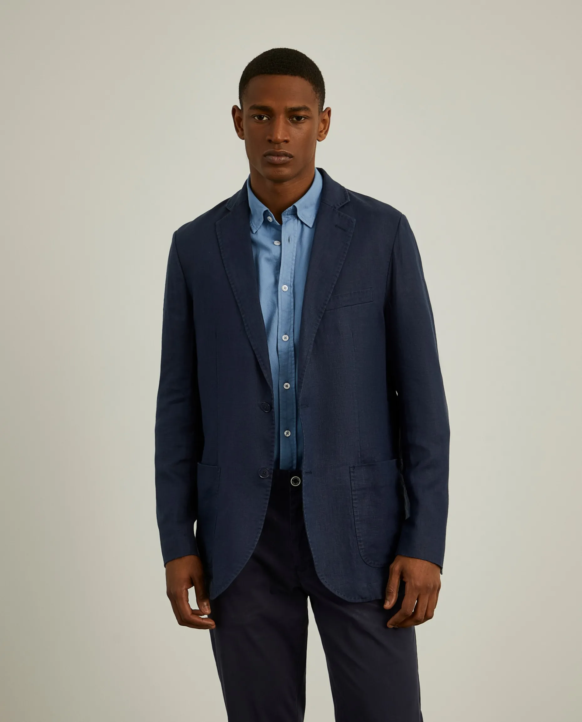 Blazer slim fit em linho|LION OF PORCHES New