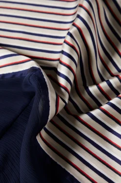 Blusa assimétrica de riscas|LION OF PORCHES Flash Sale