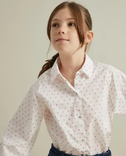 Blusa de algodão com micropadrão leões|LION OF PORCHES Best Sale