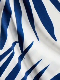 Blusa fluida com padrão palmeiras|LION OF PORCHES Outlet
