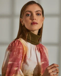 Blusa fluida gola alta|LION OF PORCHES Flash Sale