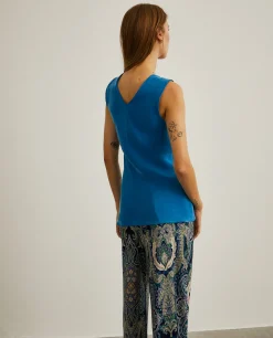 Blusa fluida sem mangas|LION OF PORCHES Cheap