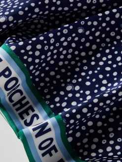 Blusa polka dots de manga curta|LION OF PORCHES Store