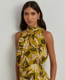 Blusa tropical sem mangas|LION OF PORCHES Online