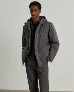 Blusão acolchoado com capuz|LION OF PORCHES Fashion