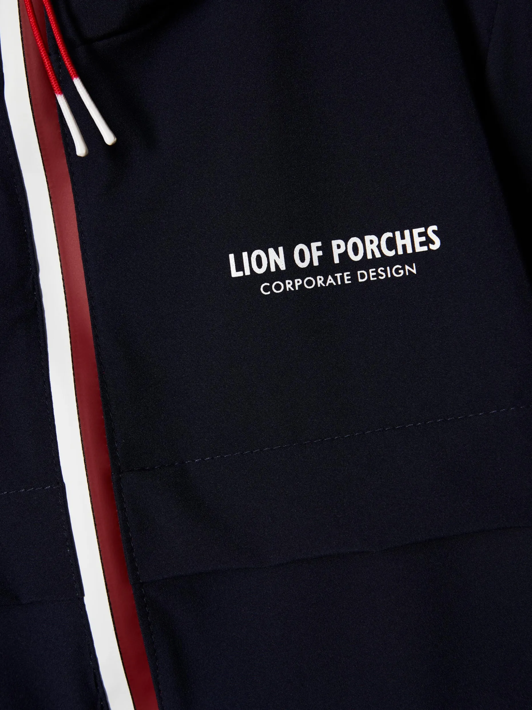 Blusão com capuz e riscas em contraste|LION OF PORCHES Best