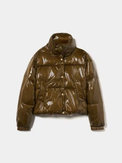 Blusão curto acolchoado brilhante|LION OF PORCHES Flash Sale