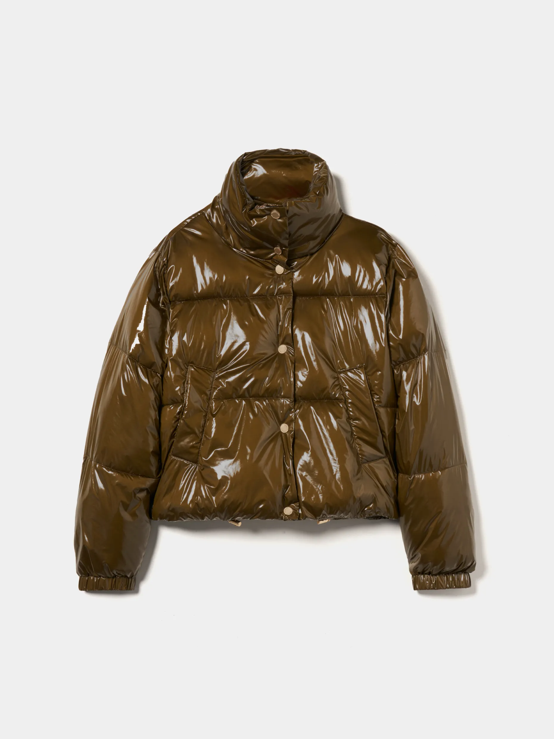 Blusão curto acolchoado brilhante|LION OF PORCHES Flash Sale