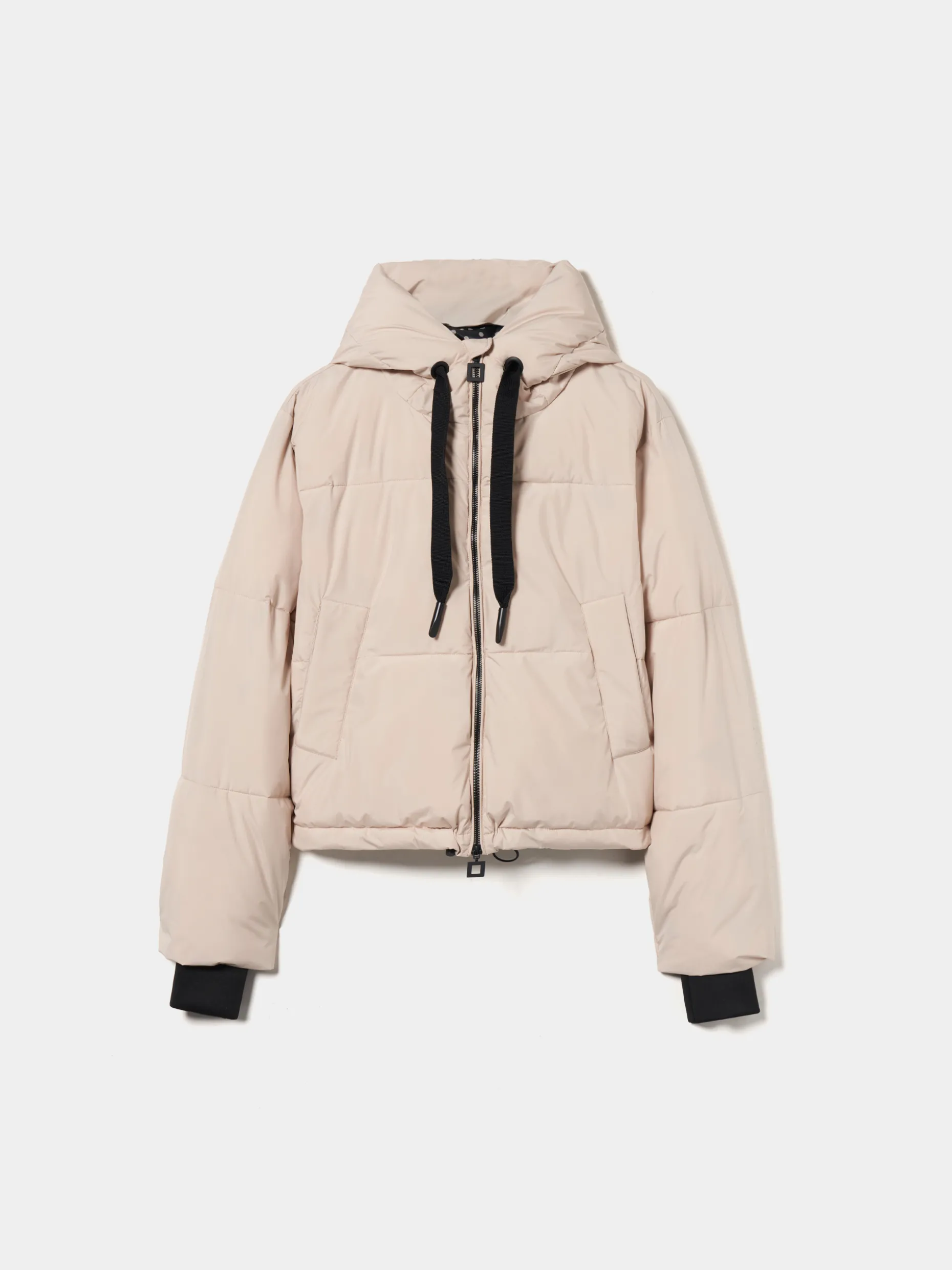 Blusão curto acolchoado com capuz|LION OF PORCHES Flash Sale