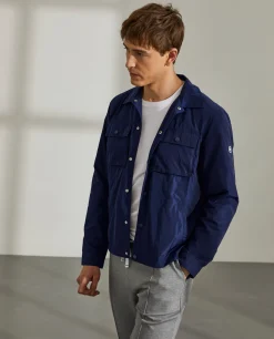 Blusão de tecido técnico com bolsos|LION OF PORCHES Flash Sale