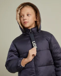 Blusão reversível acolchoado com capuz|LION OF PORCHES Outlet