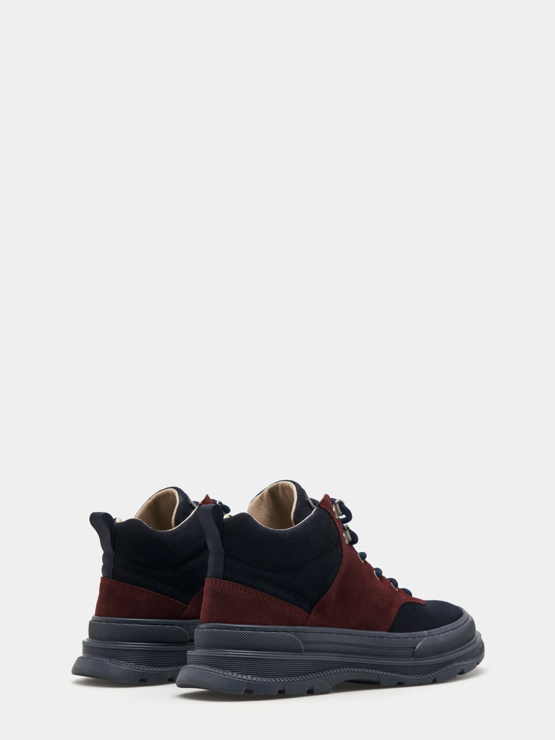 Botas bicolor com cordões em camurça|LION OF PORCHES Cheap