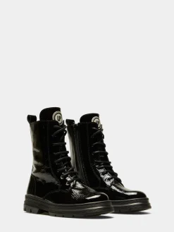 Botas de verniz com cordões|LION OF PORCHES Store