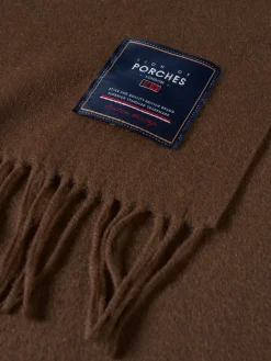 Cachecol de lã com franjas|LION OF PORCHES Flash Sale