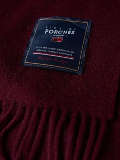Cachecol de lã com franjas|LION OF PORCHES Cheap