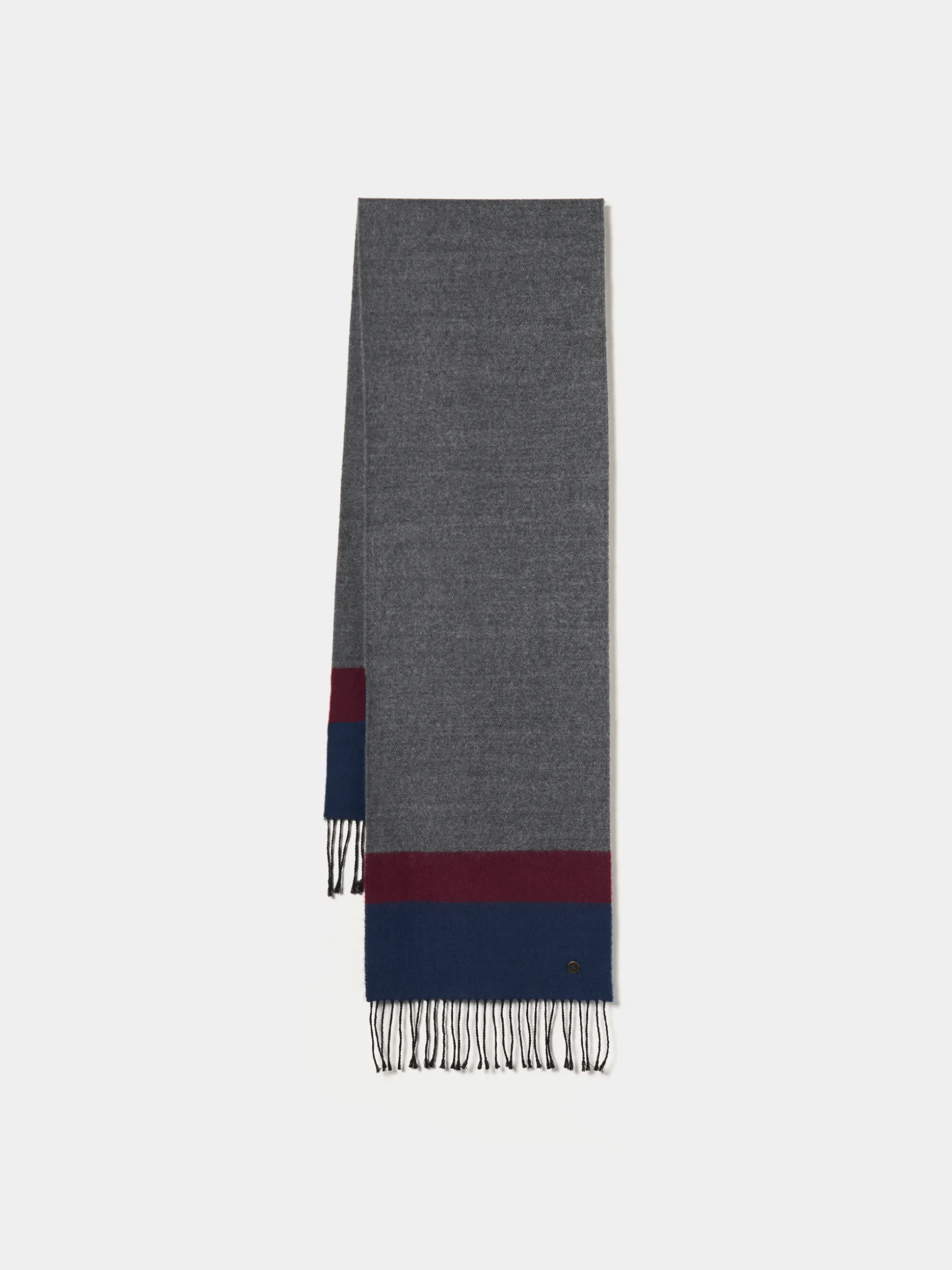 Cachecol tricolor com franjas|LION OF PORCHES Online