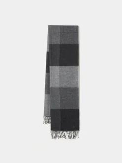 Cachecol tricolor com franjas|LION OF PORCHES Cheap