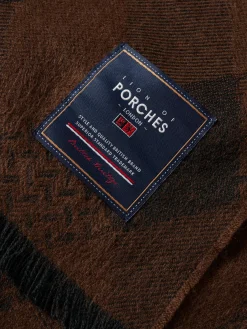 Cachecol xadrez com franjas|LION OF PORCHES Best Sale