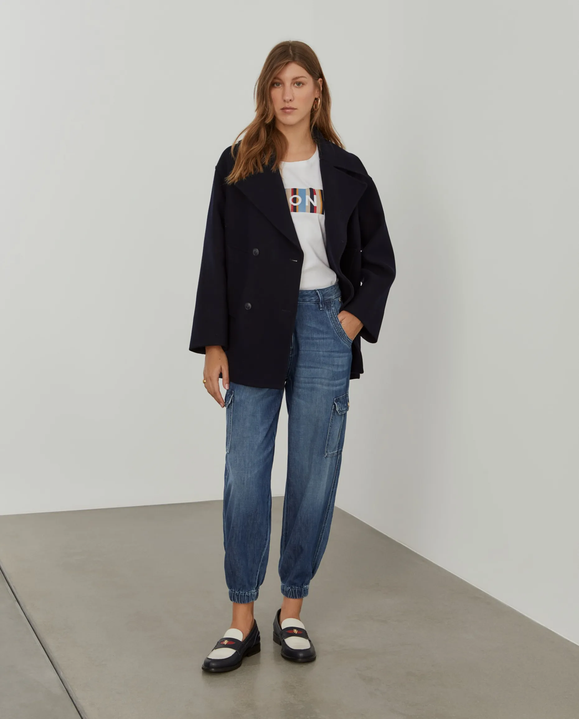 Calças cargo denim|LION OF PORCHES New
