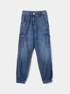 Calças cargo denim|LION OF PORCHES New