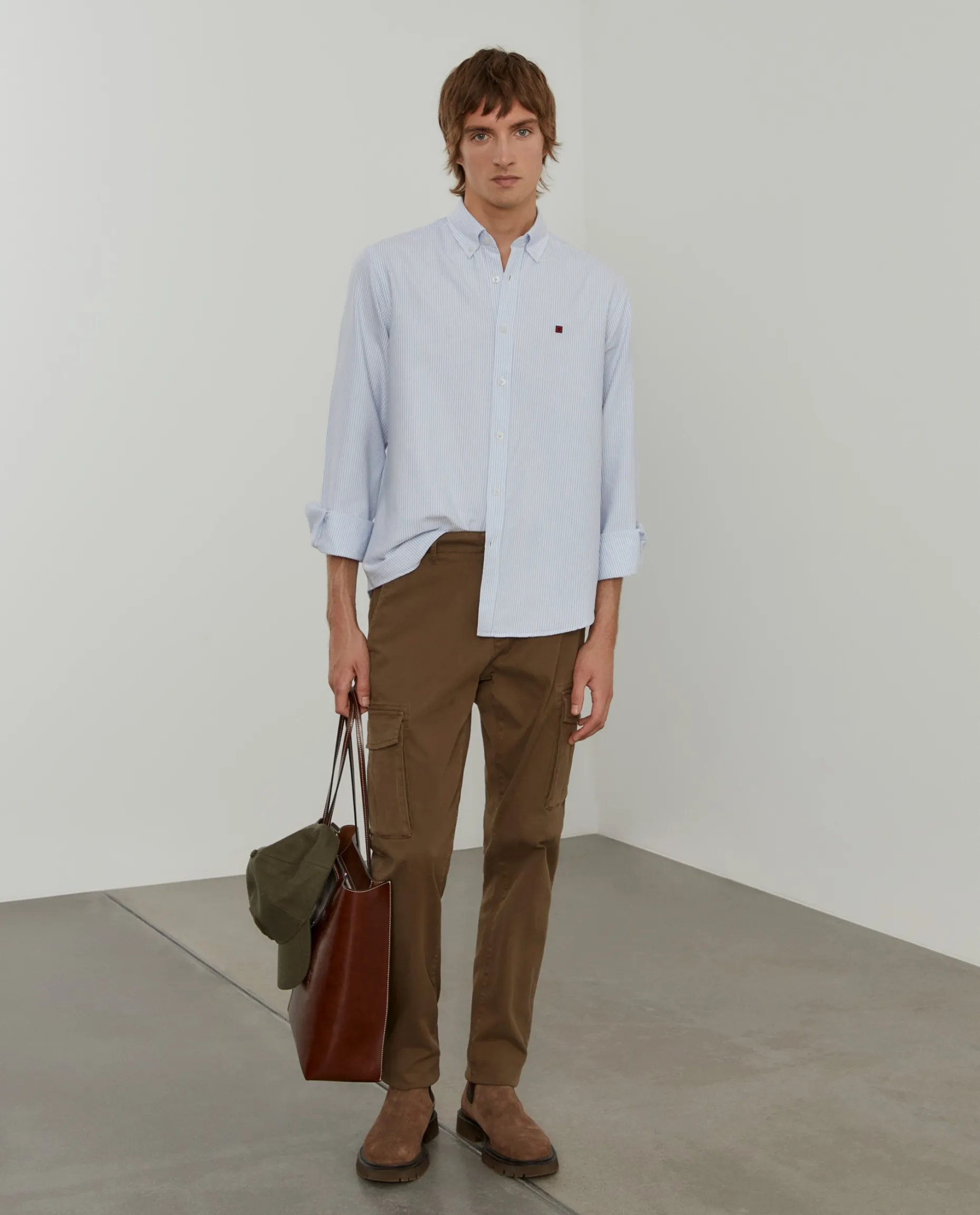 Calças cargo regular fit|LION OF PORCHES Sale