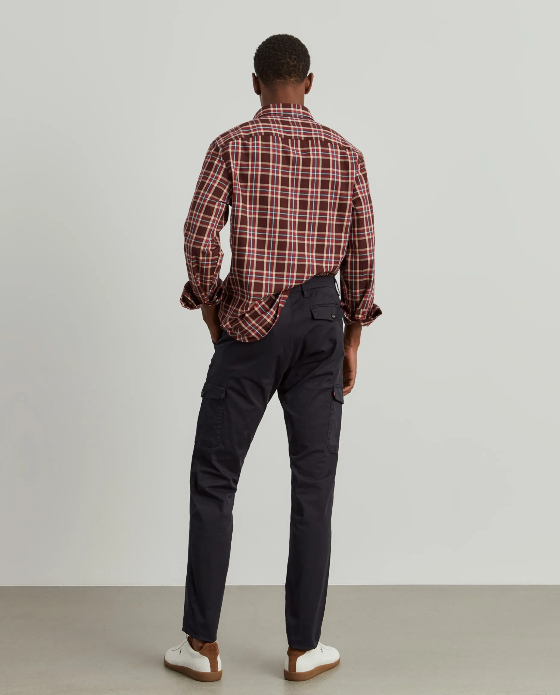 Calças chino estilo cargo slim fit|LION OF PORCHES Sale