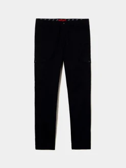 Calças chino estilo cargo slim fit|LION OF PORCHES Sale