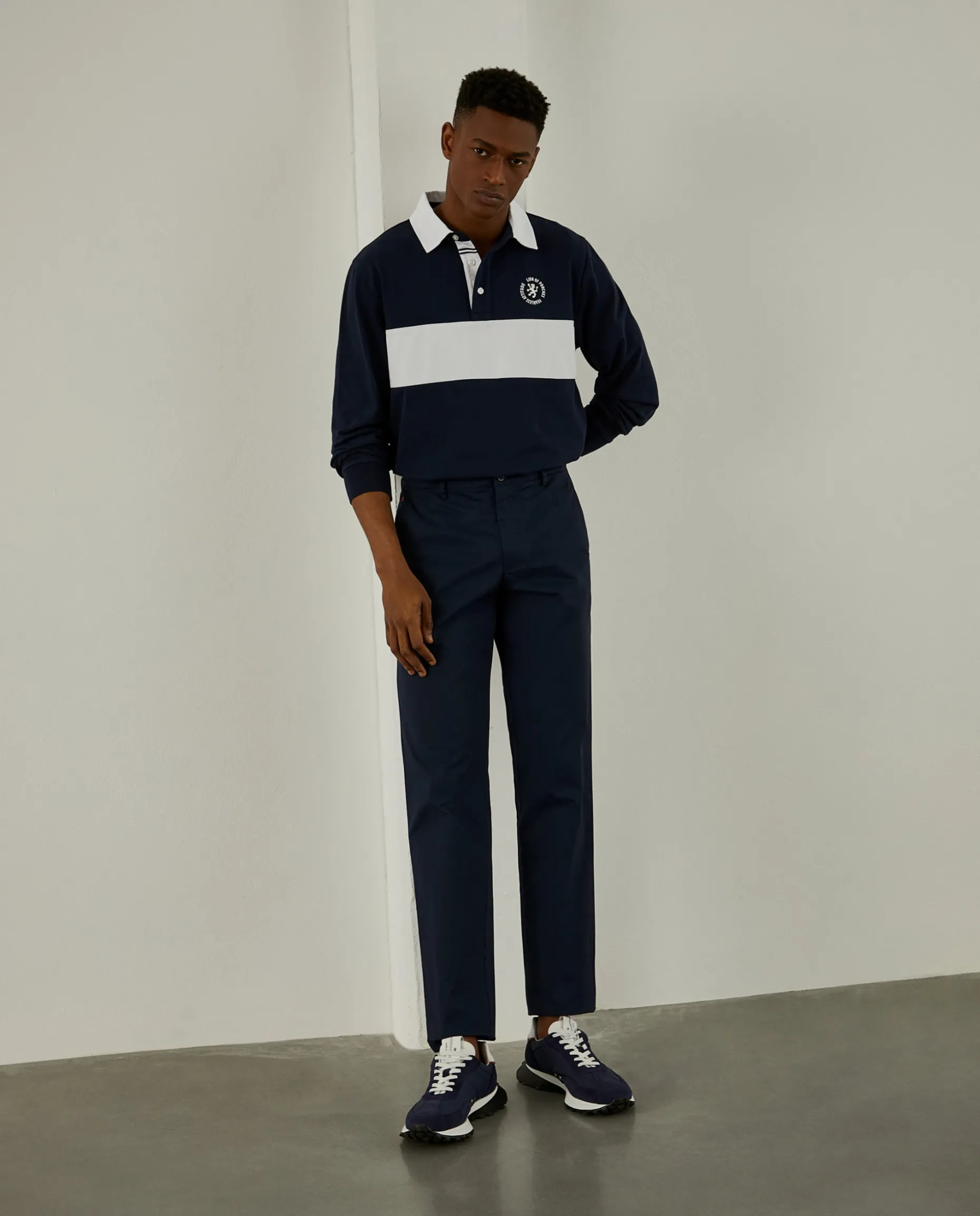 Calças chino regular fit|LION OF PORCHES Best Sale