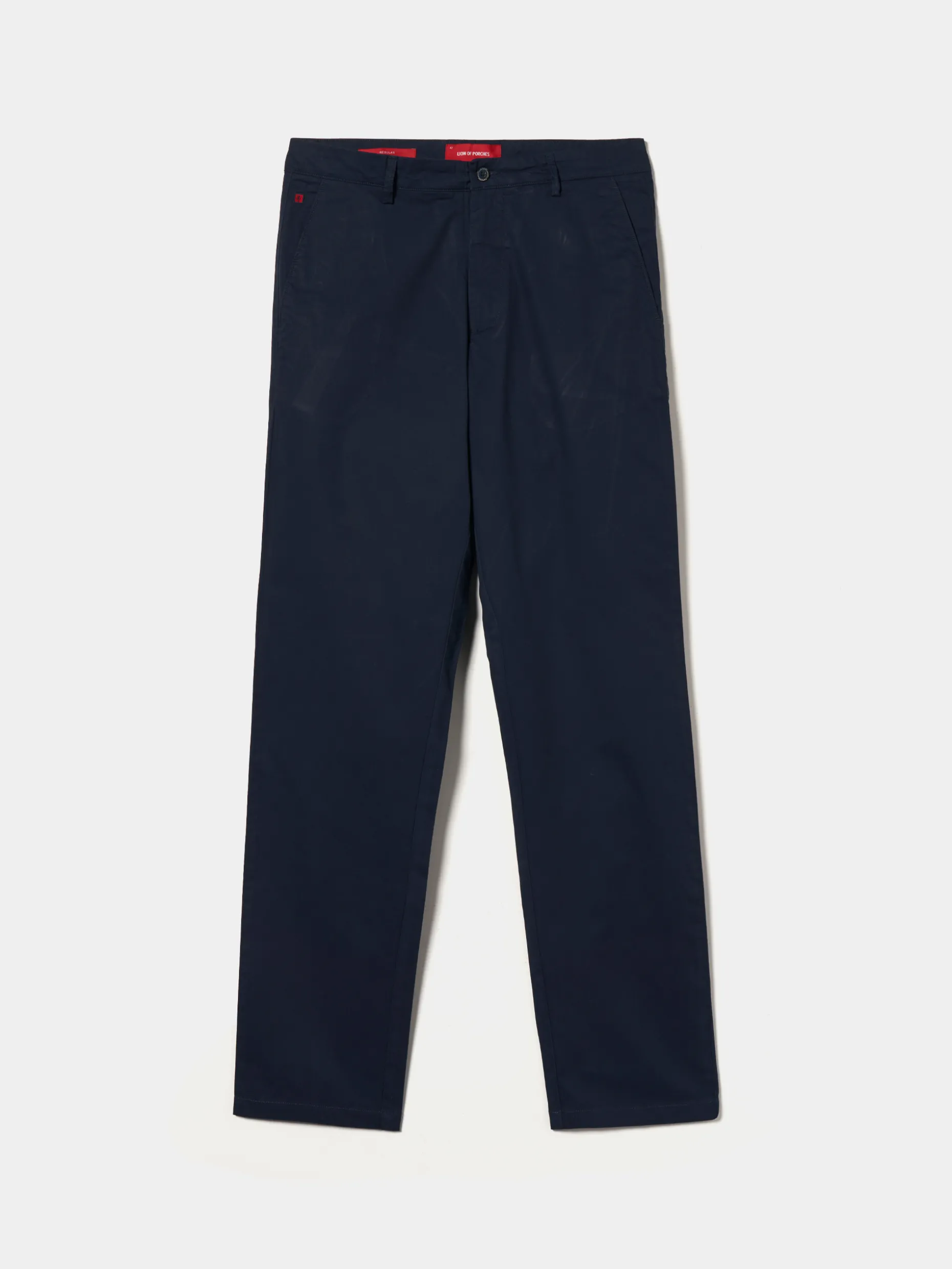 Calças chino regular fit|LION OF PORCHES Best Sale