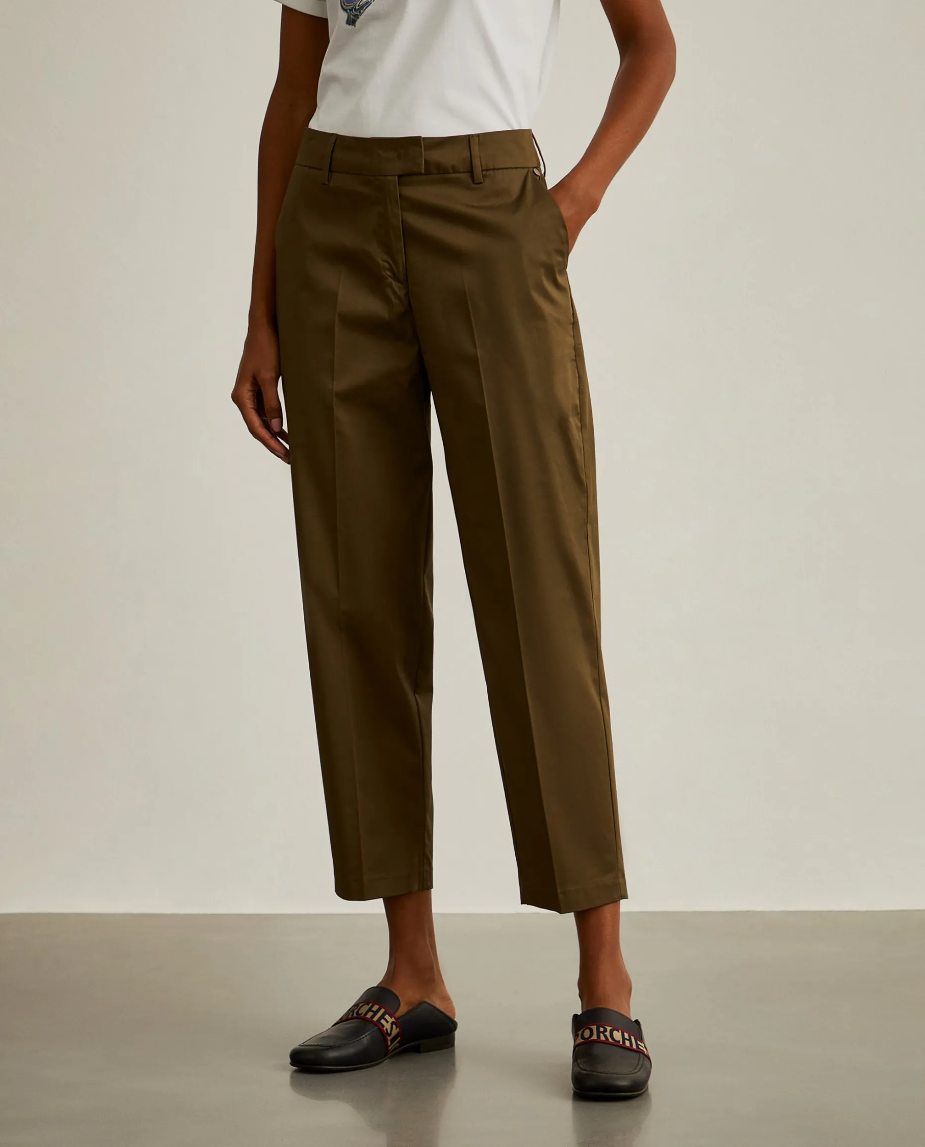 Calças chino regular fit|LION OF PORCHES Clearance