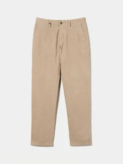 Calças chino regular fit em veludo|LION OF PORCHES Fashion