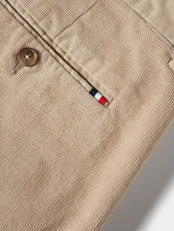 Calças chino regular fit em veludo|LION OF PORCHES Fashion