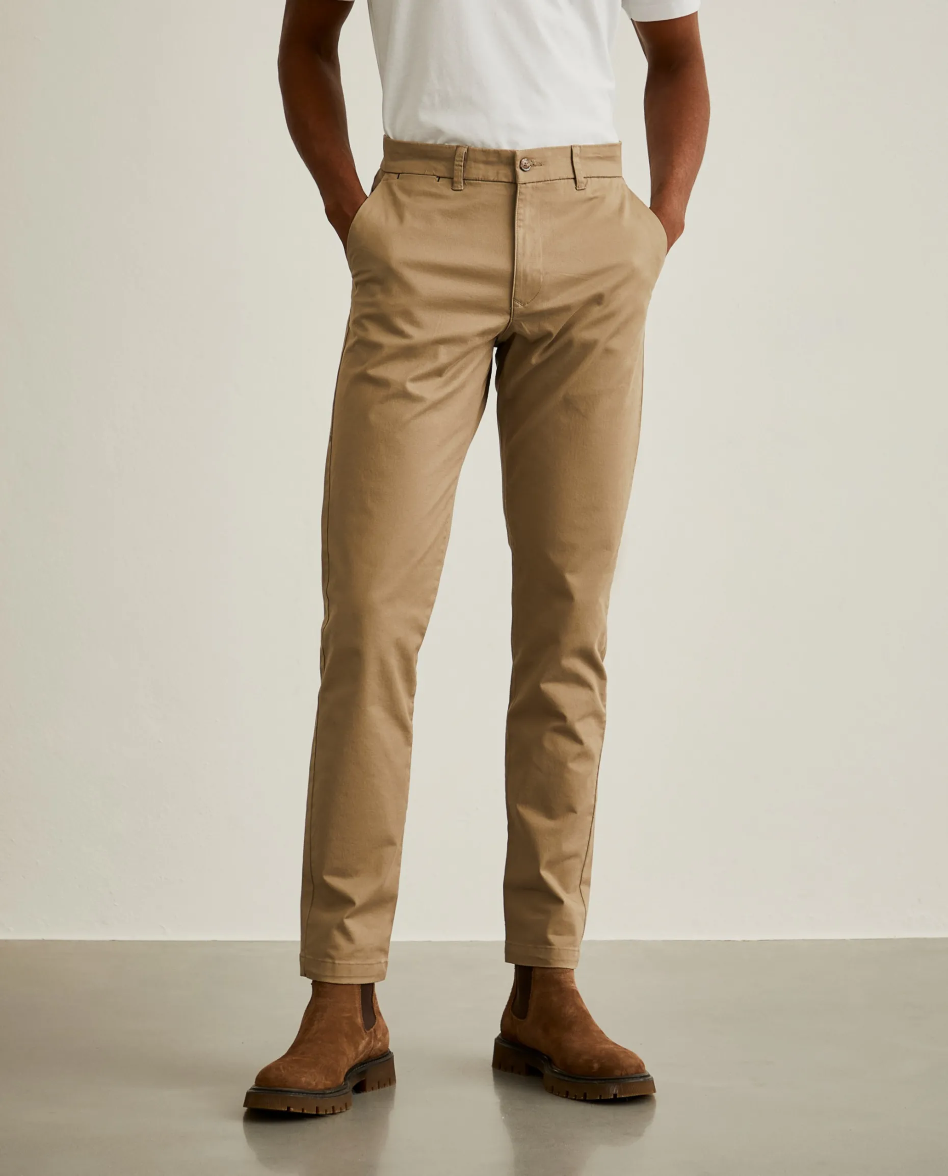 Calças chino slim fit|LION OF PORCHES Online