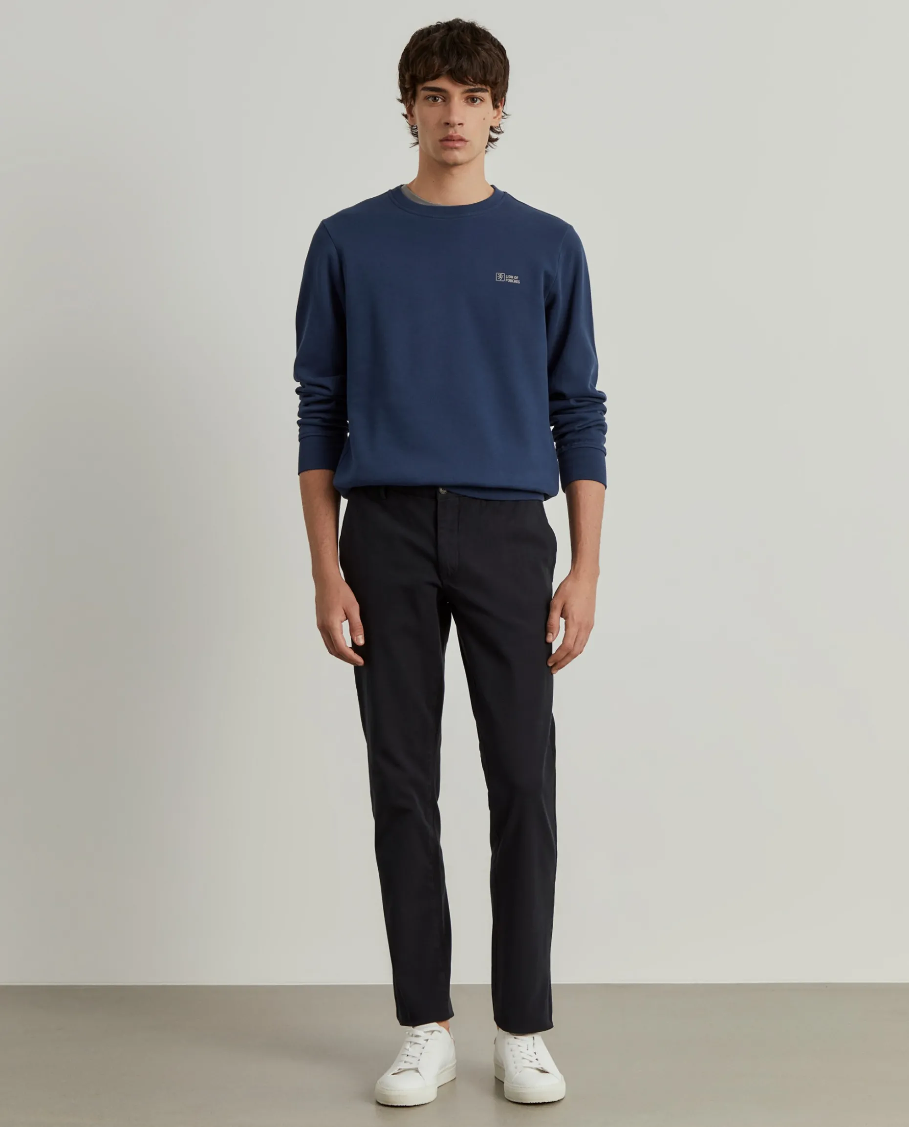 Calças chino slim fit|LION OF PORCHES Sale