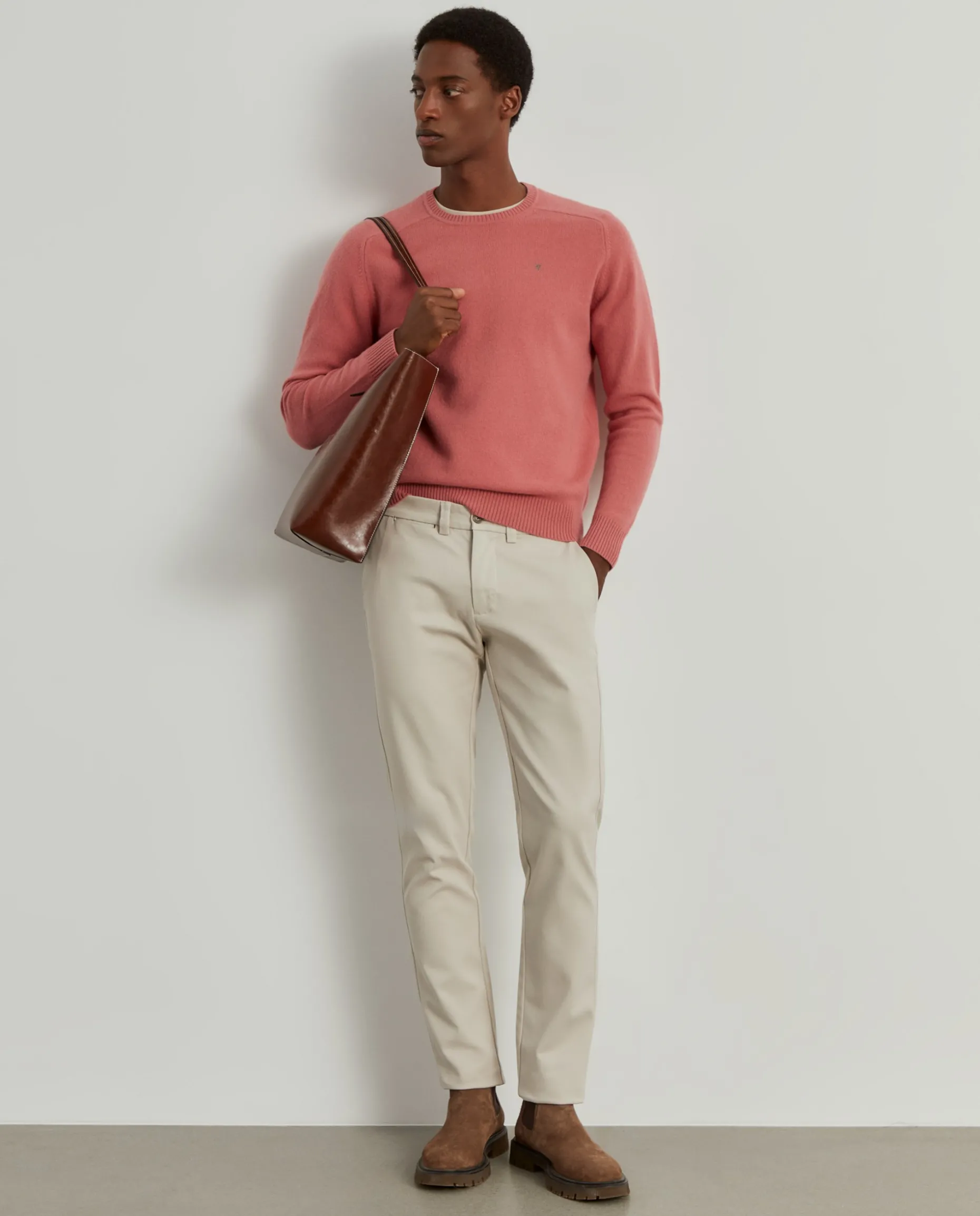 Calças chino slim fit|LION OF PORCHES Discount