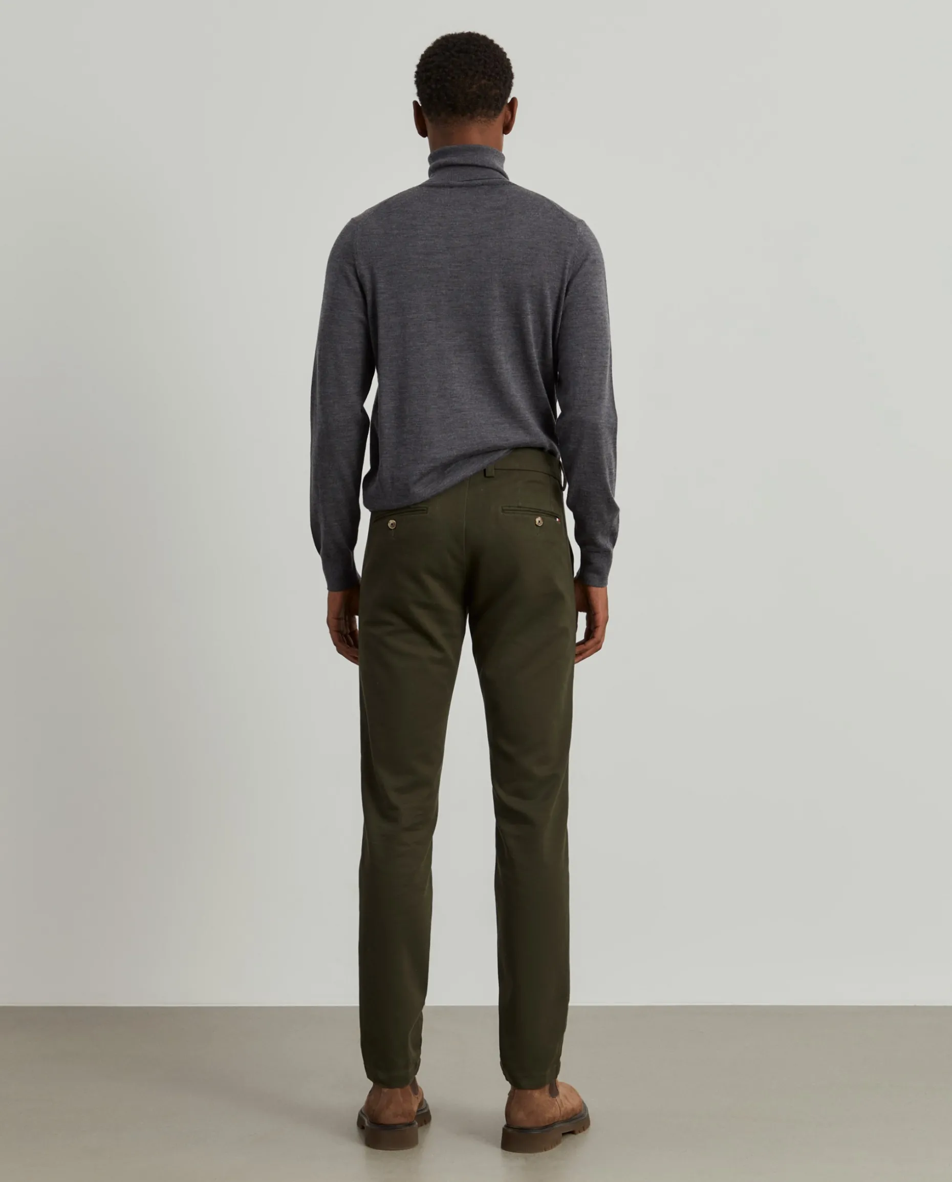 Calças chino slim fit|LION OF PORCHES Discount
