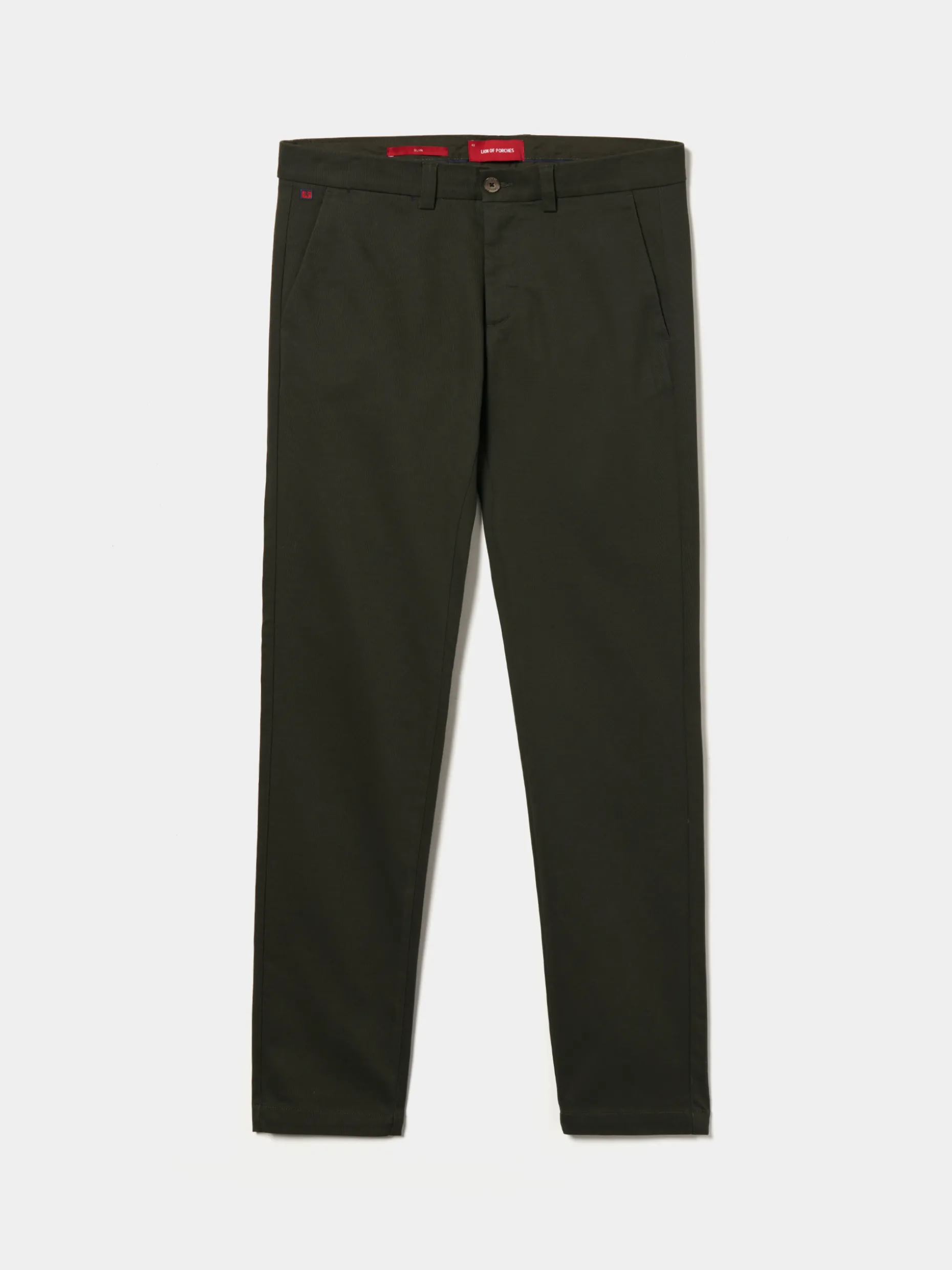 Calças chino slim fit|LION OF PORCHES Discount
