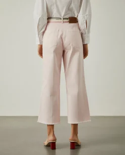Calças culotte com cinto|LION OF PORCHES Fashion